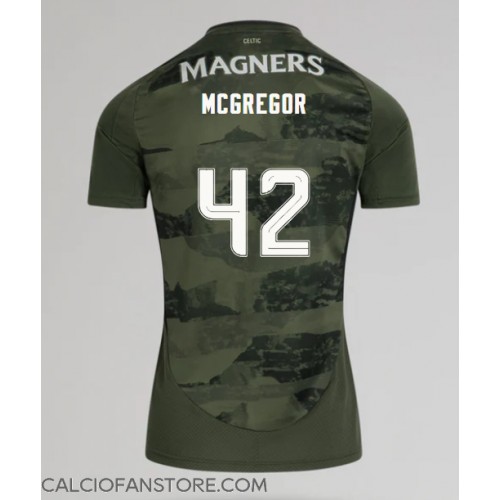 Maglia Calcio Celtic Callum McGregor #42 Terza Divisa 2024-25 Manica Corta